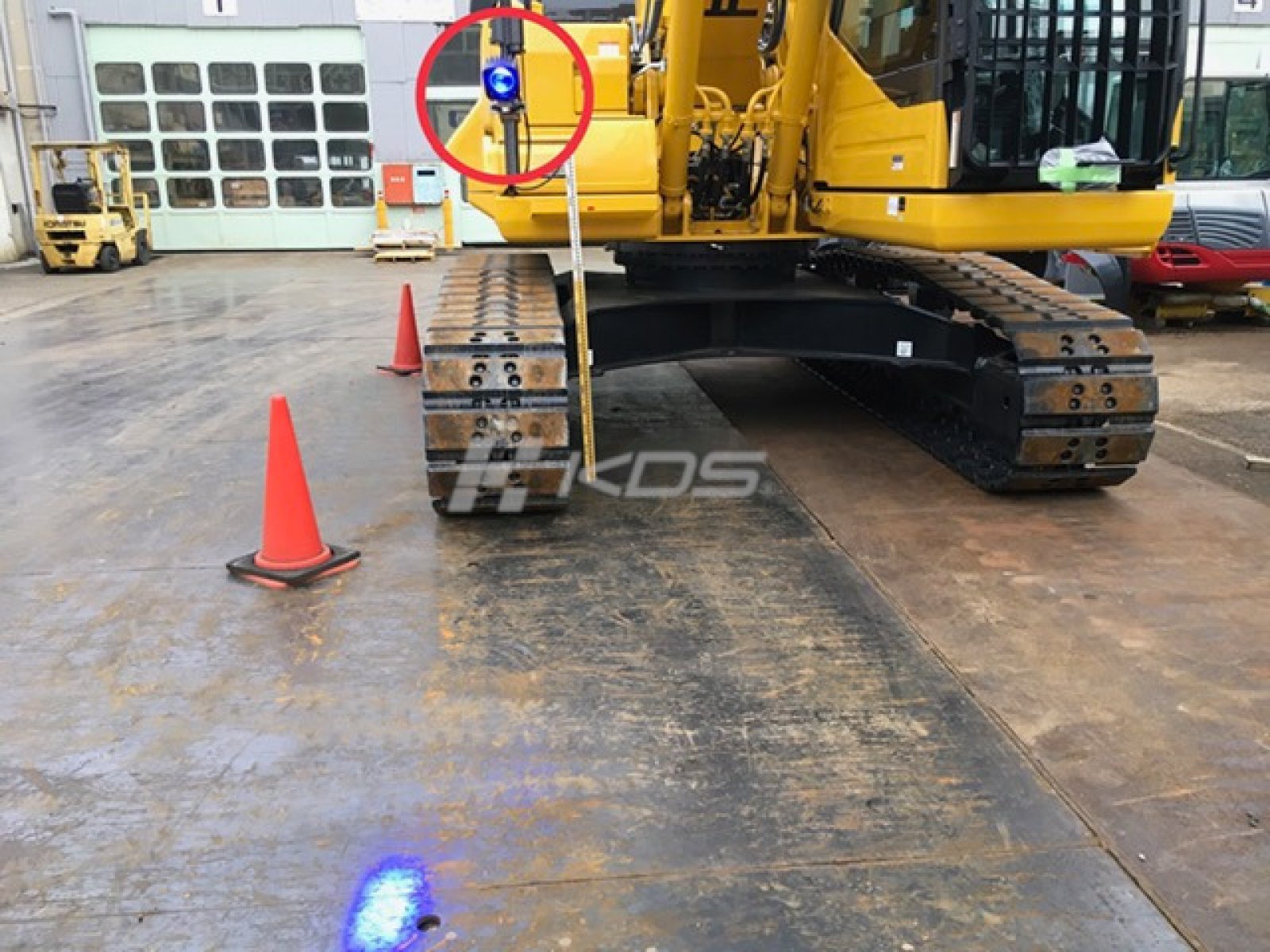 クレーン車の安全対策用